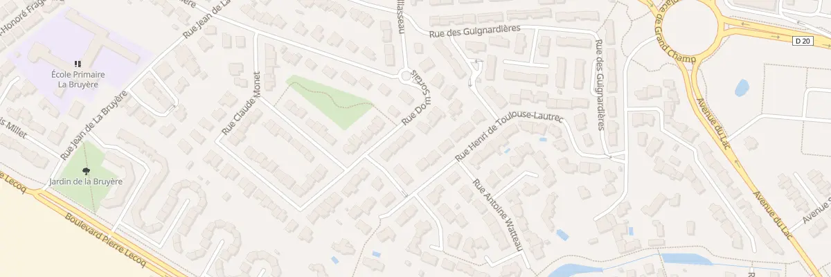 Plan du 9 Rue Dom Sortais à Cholet
