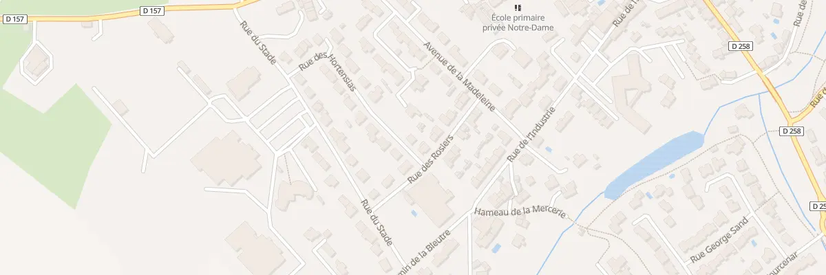 Plan du 2 Rue des Hortensias à La Tessoualle