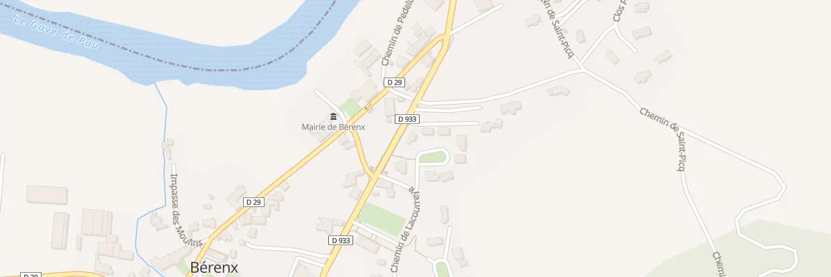 Plan du 7 Imp Lacourreye à Bérenx