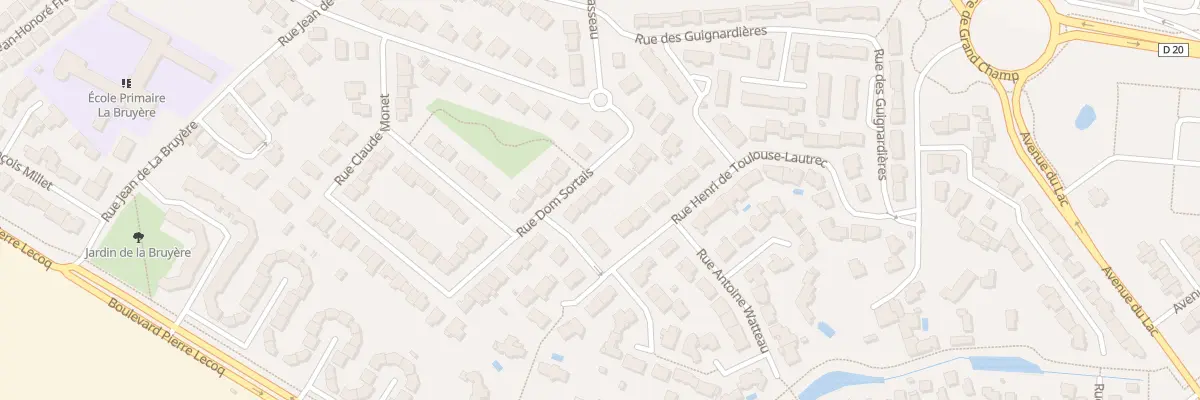 Plan du 11 Rue Dom Sortais à Cholet