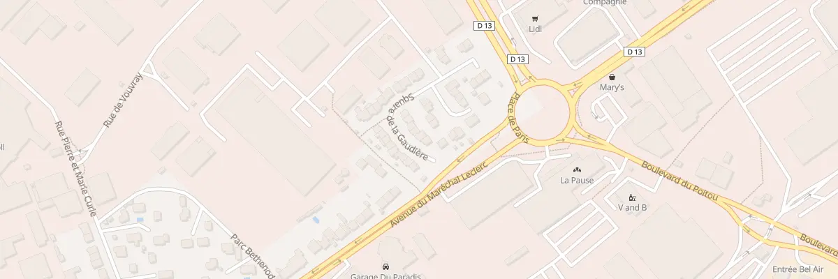 Plan du 9 Sq de la Gaudiere à Cholet