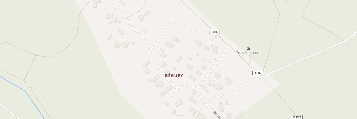 Plan du 58 Rte du Béguey à Salles