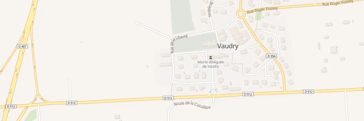 Plan du 10 Rue de la Liberte - Vaudry à Vire Normandie