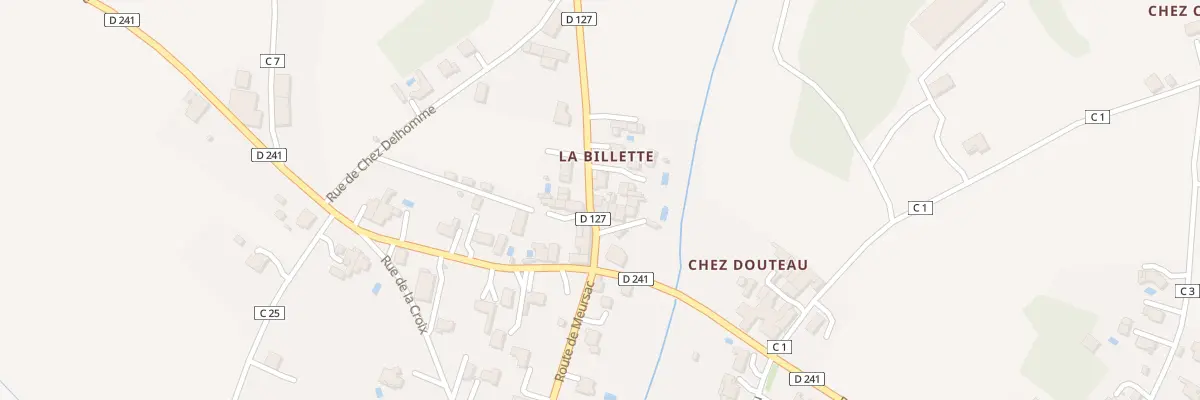 Plan du 14 Rue de la Billette à Corme-Écluse