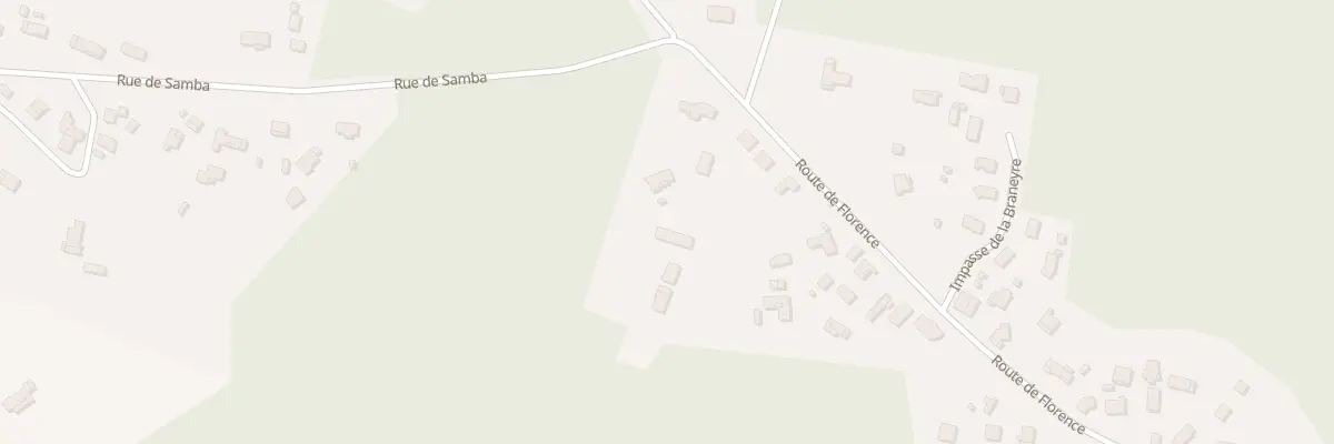 Plan du 4B Rte de Florence à Mios