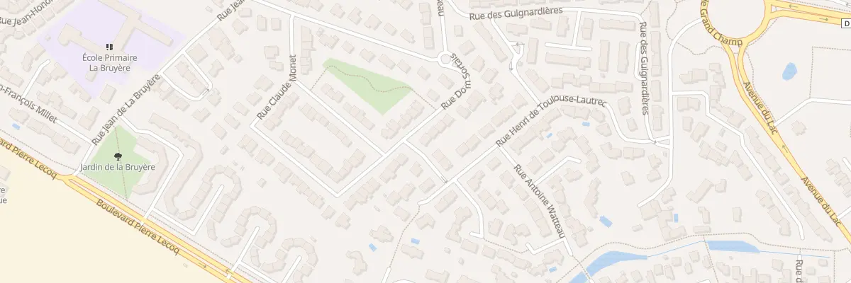 Plan du 15 Rue Dom Sortais à Cholet