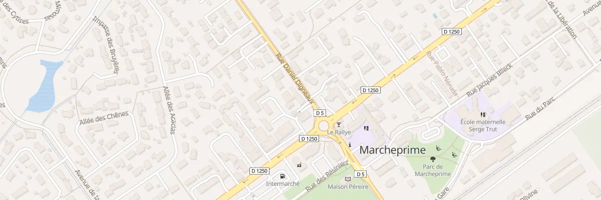 Plan du 3A Rue Daniel Digneaux à Marcheprime