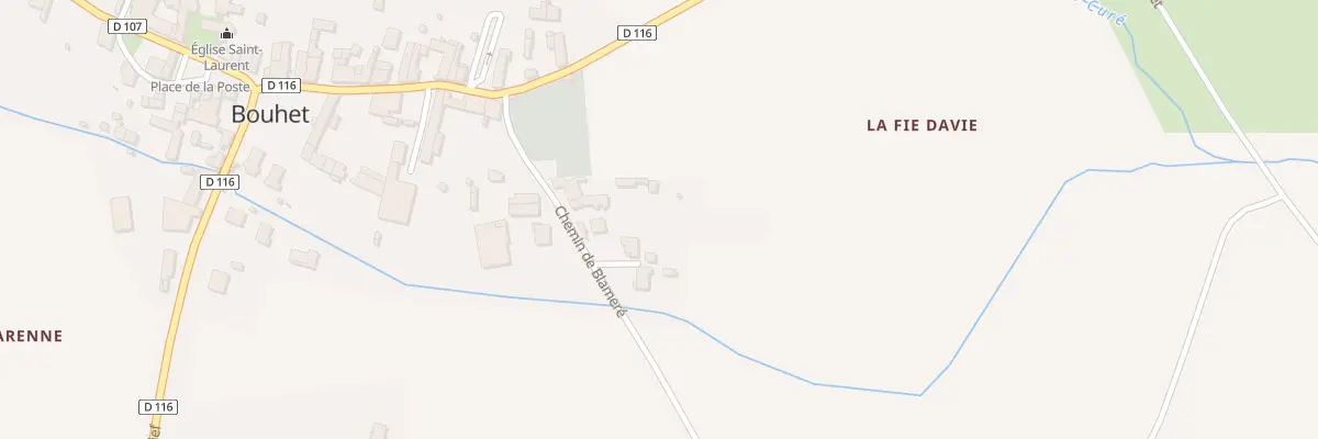 Plan du 3B Che de Blameré à Bouhet