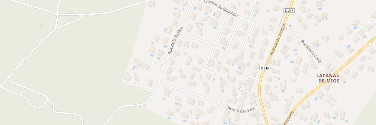 Plan du 14B Che des Prés à Mios