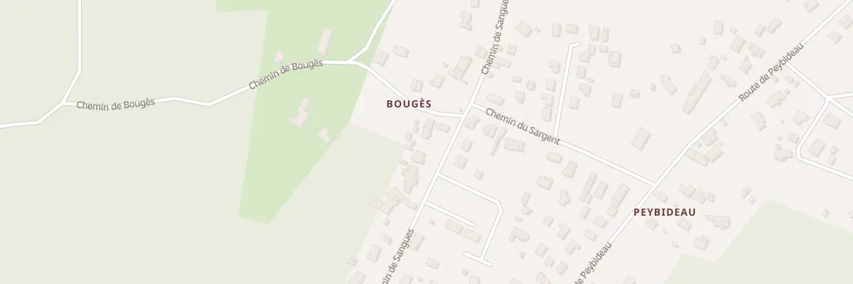 Plan du 34 Che des Sangues à Salles