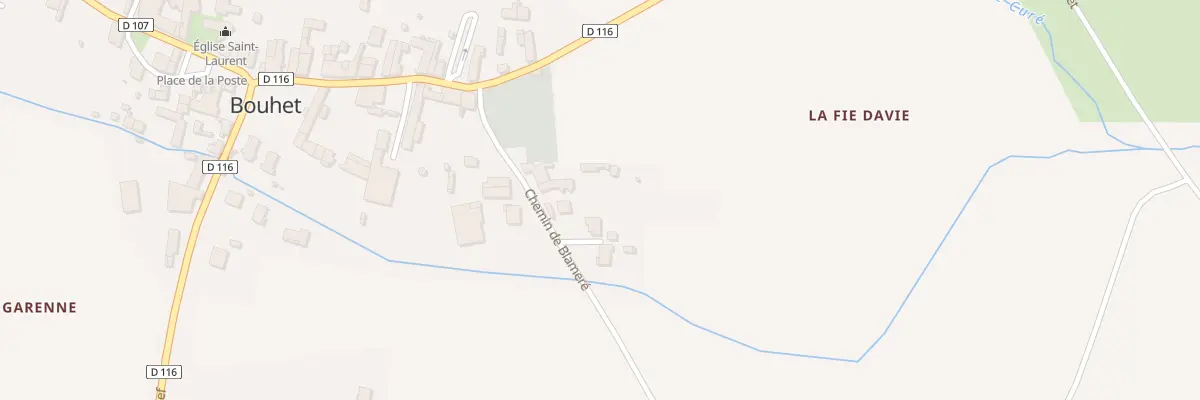 Plan du 1 Che de Blameré à Bouhet