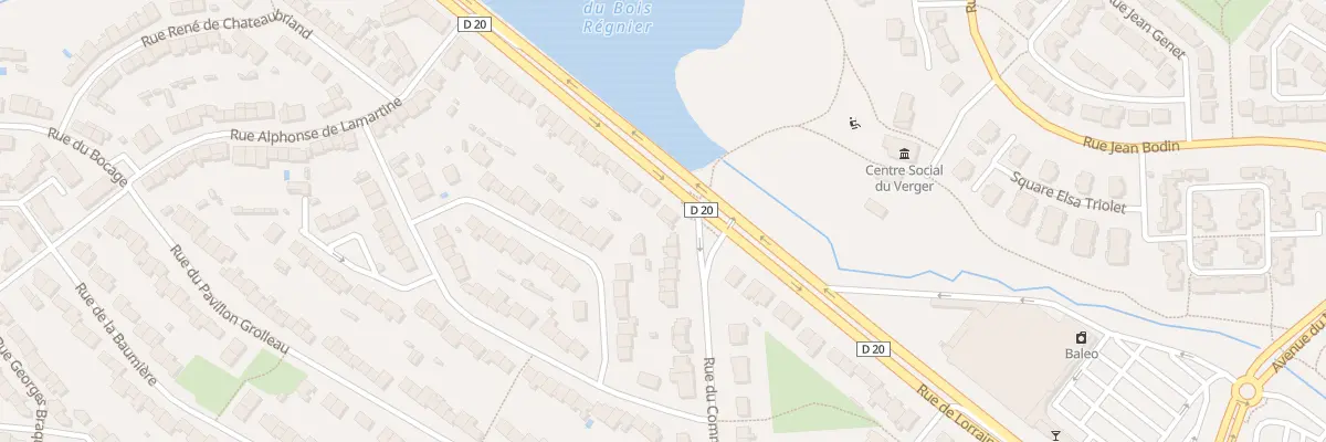 Plan du 240 Rue de Lorraine à Cholet