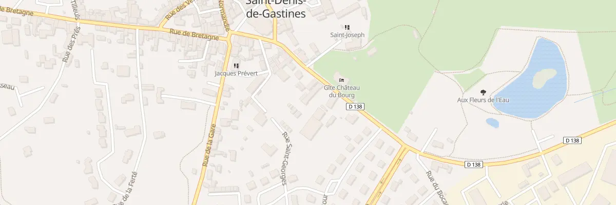 Plan du 29 Rue du Maine à Saint-Denis-de-Gastines