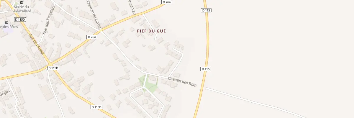 Plan du 13B Che des Bois au Gué-d’Alleré