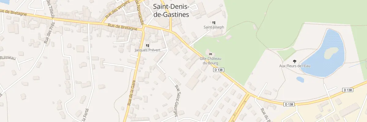 Plan du 27 Rue du Maine à Saint-Denis-de-Gastines