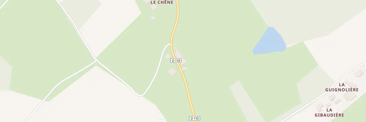 Plan du 5112 Le Chêne à Saint-Cyr-des-Gâts