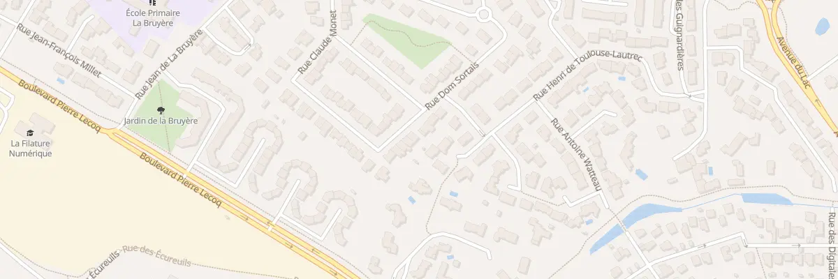 Plan du 23 Rue Dom Sortais à Cholet