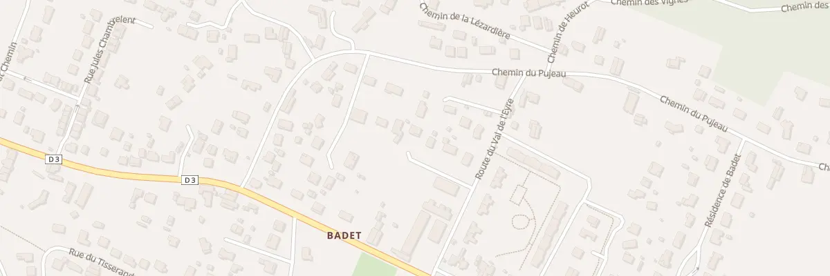 Plan du 9B Rte du Val de l’Eyre à Salles