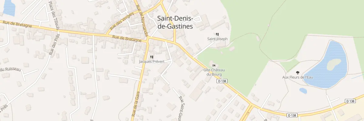 Plan du 23 Rue du Maine à Saint-Denis-de-Gastines