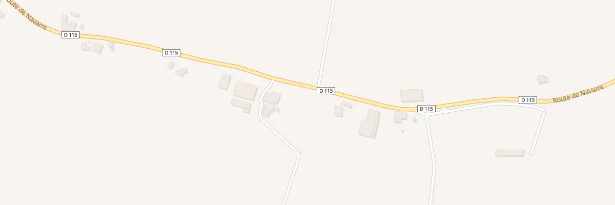 Plan du 8B Rte de Navarre à Charre