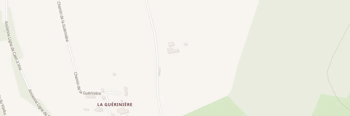 Plan du 4 Che de la Gueriniere Carville à Souleuvre en Bocage