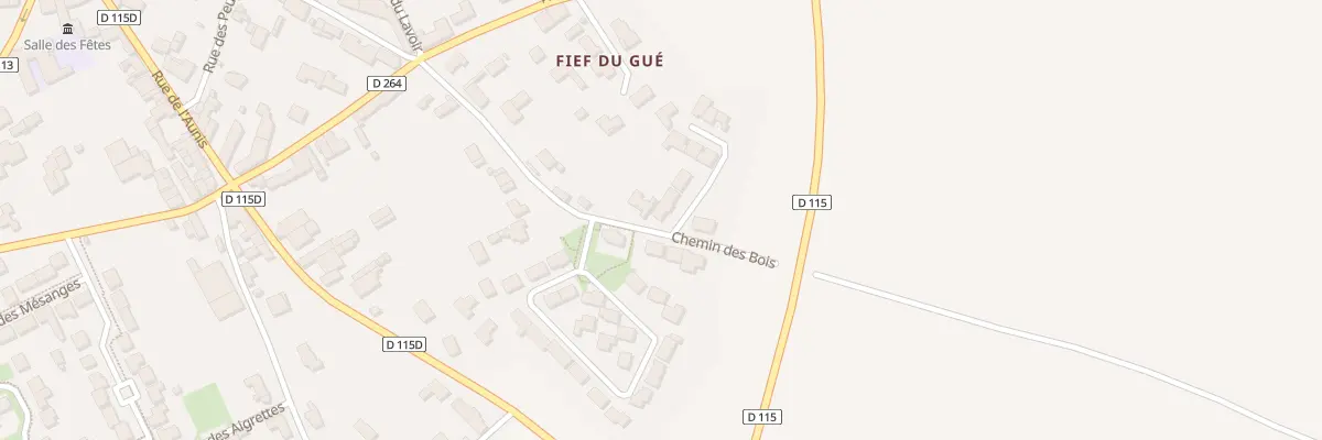 Plan du 11 Che des Bois au Gué-d’Alleré