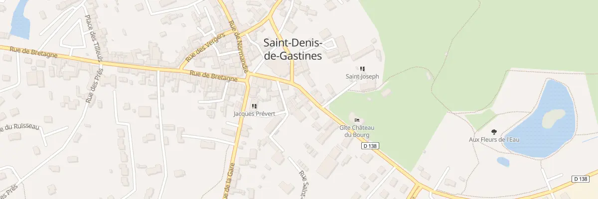 Plan du 19 Rue du Maine à Saint-Denis-de-Gastines