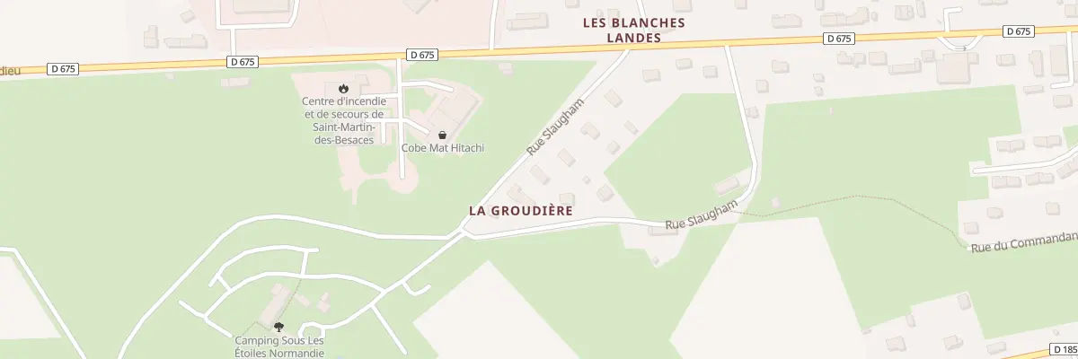 Plan du 9 Rue Slaugham -St Mart Besaces à Souleuvre en Bocage