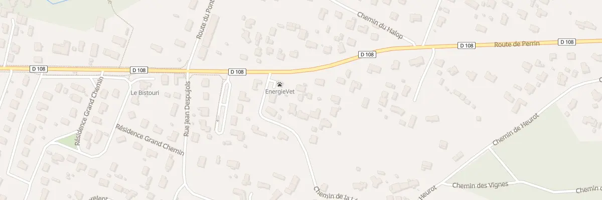 Plan du 1D Rte de Perrin à Salles
