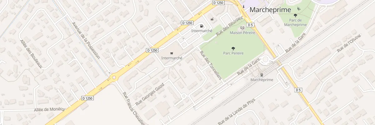 Plan du 3 Rue des Resiniers à Marcheprime