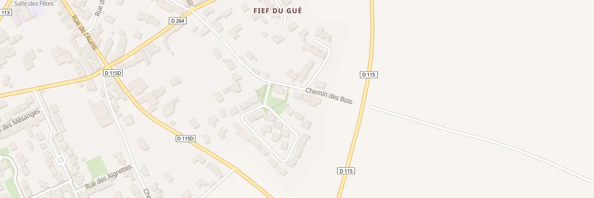 Plan du 16 Rue des Jardins Boises au Gué-d’Alleré