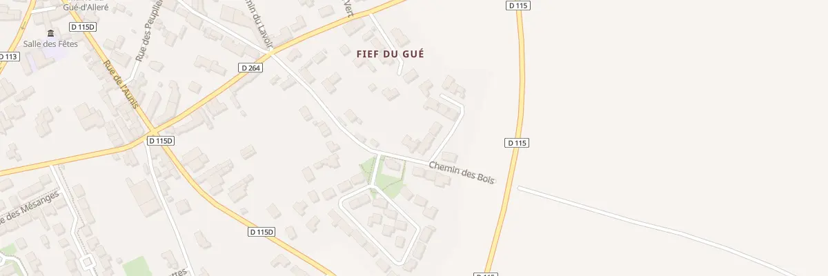 Plan du 9 Che des Bois au Gué-d’Alleré