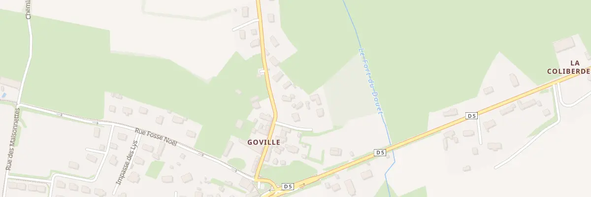 Plan du 158 Rte de Goville au Breuil-en-Bessin