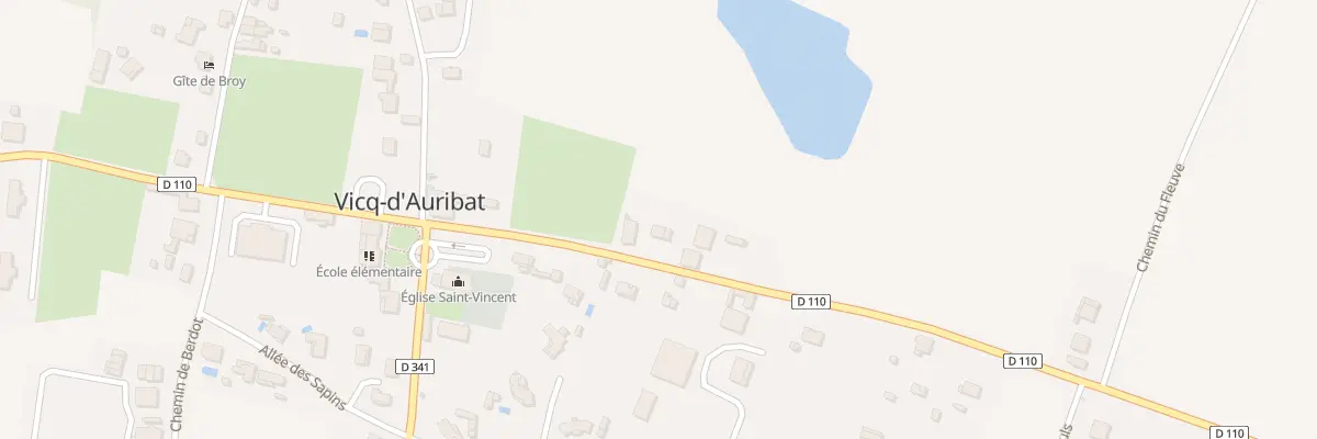 Plan du 690 Rte de la Vallée d’Aure à Vicq-d’Auribat