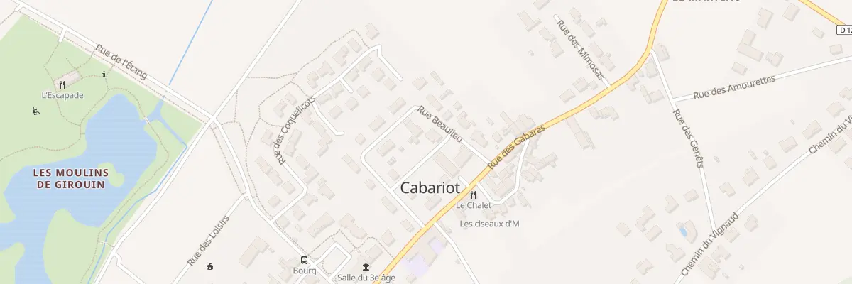 Plan du 5455 Rue Beaulieu à Cabariot