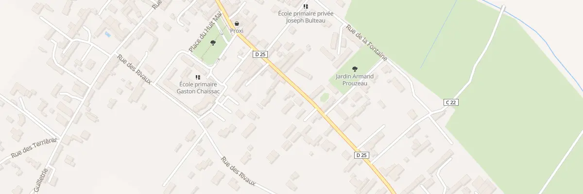Plan du 90 Rue georges clemenceau à Vix