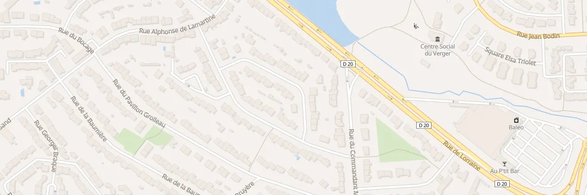 Plan du 22 Rue Maurice Laurentin à Cholet