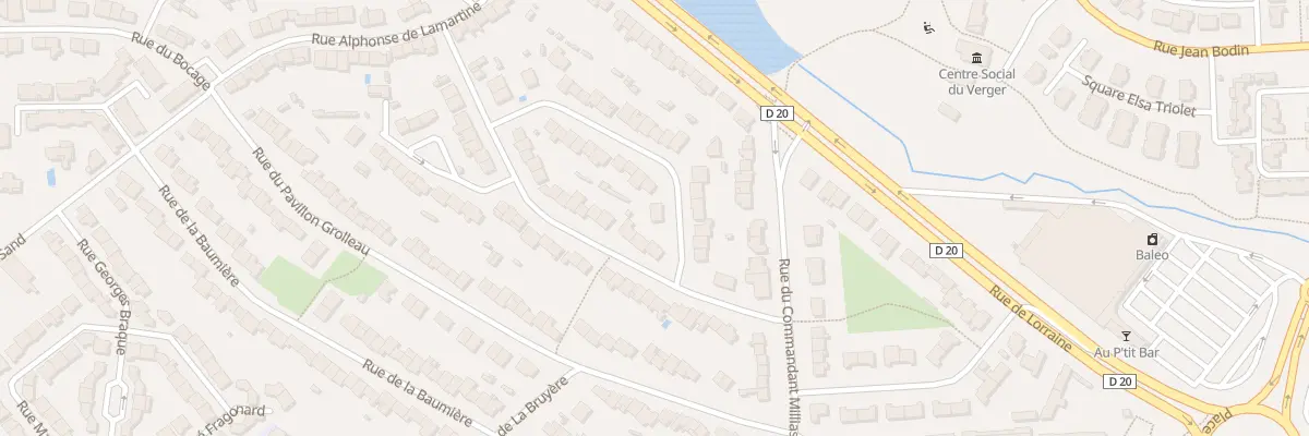 Plan du 24 Rue Maurice Laurentin à Cholet