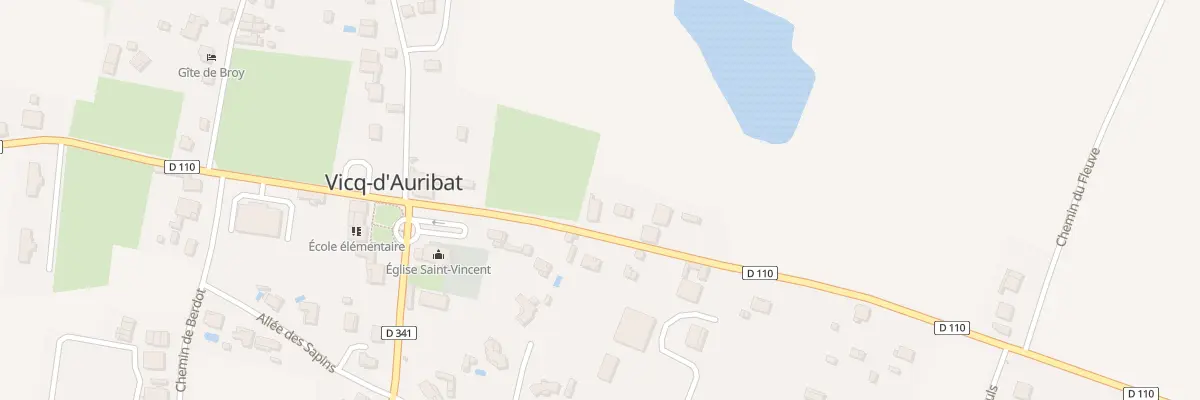 Plan du 700 Rte de la Vallée d’Aure à Vicq-d’Auribat