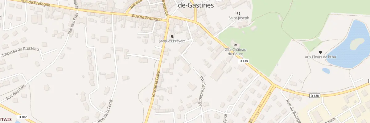 Plan du 11 Imp St Georges à Saint-Denis-de-Gastines