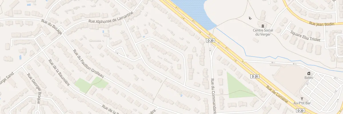 Plan du 18 Rue Maurice Laurentin à Cholet