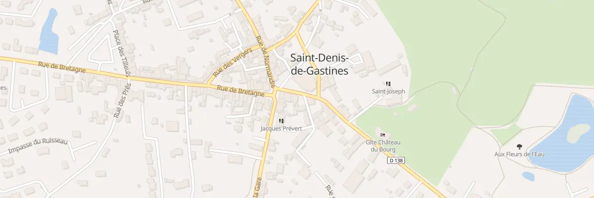Plan du 9 Rue du Maine à Saint-Denis-de-Gastines