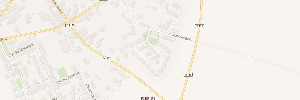 Plan du 2 Rue des Jardins Boises au Gué-d’Alleré