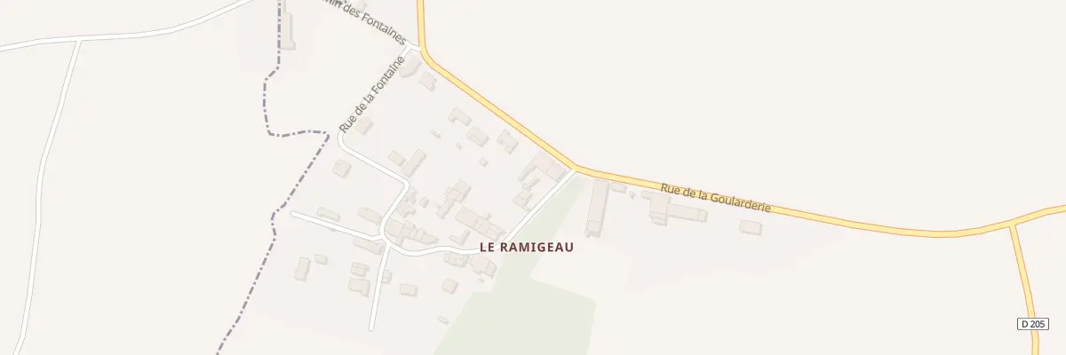 Plan du 16 Rue de la Goularderie à Chambon