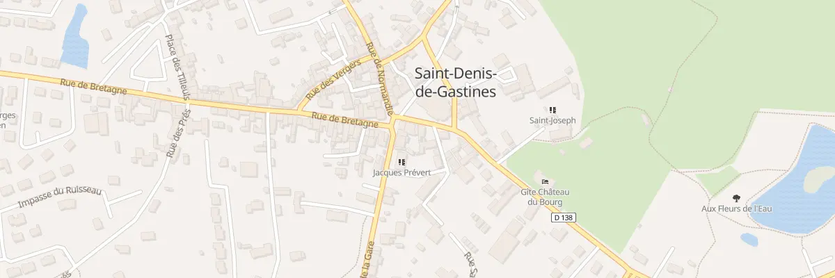 Plan du 7 Rue du Maine à Saint-Denis-de-Gastines