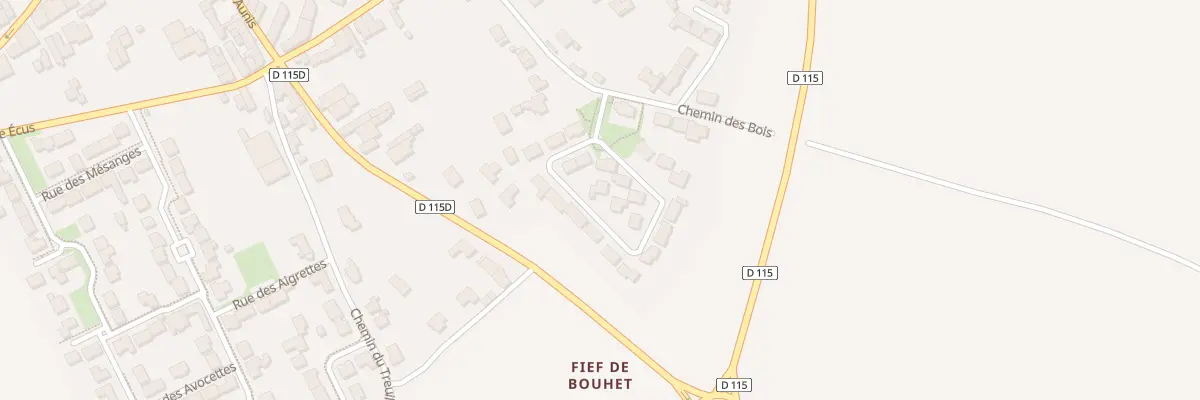 Plan du 12 Rue des Jardins Boises au Gué-d’Alleré