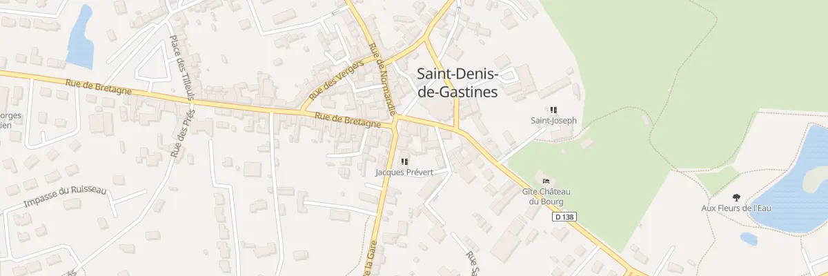 Plan du 3 Rue du Maine à Saint-Denis-de-Gastines