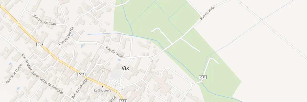 Plan du 10 Rue Pousse Fenouille à Vix