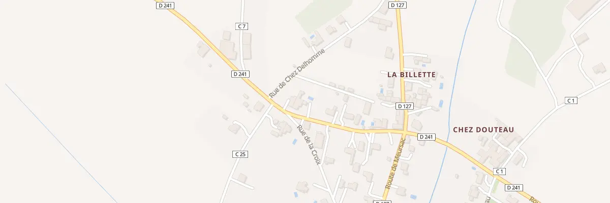 Plan du 38 Rte de St Andre à Corme-Écluse