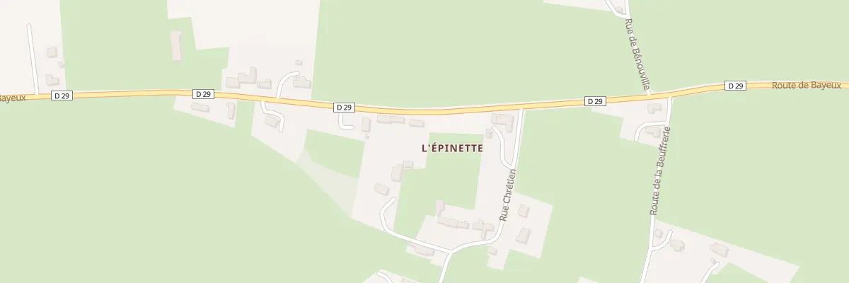 Plan du 5088 L’Epinette à Mandeville-en-Bessin